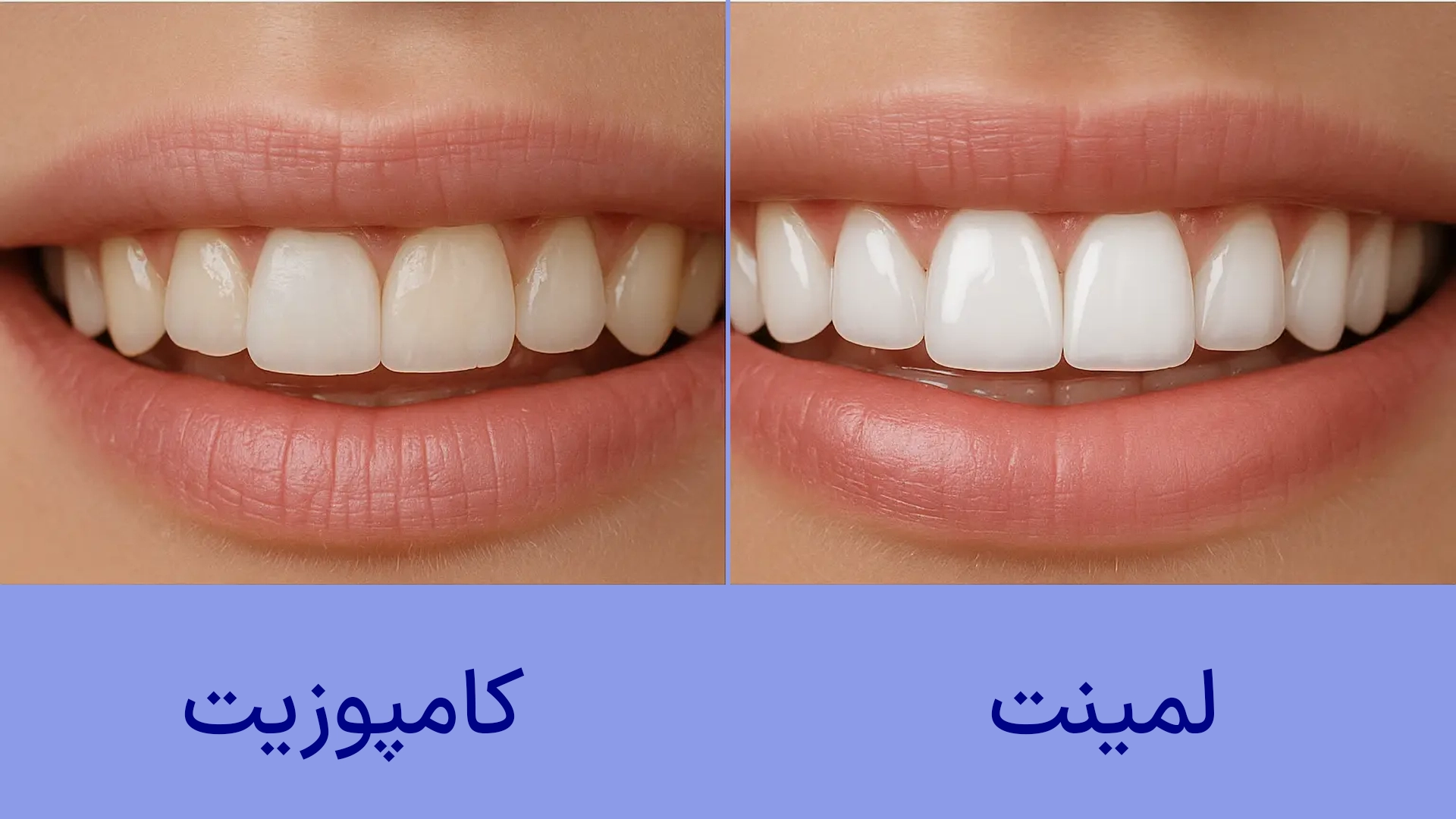 ‎⁨⁨برای دندان لمینت بهتر است یا کامپوزیت⁩⁩